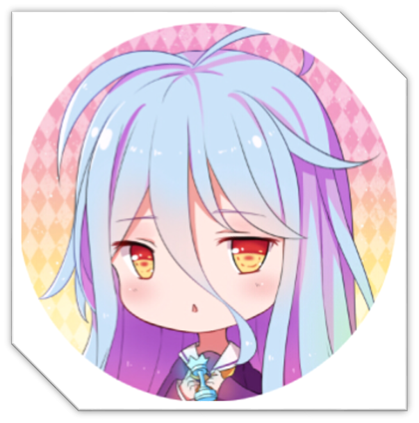 a chibi picture of the No Game No Life character name Shiro